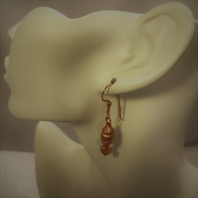 Copper Urn2 Earrings